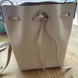 Mansur Gavriel Elegant Cream Bucket Bag